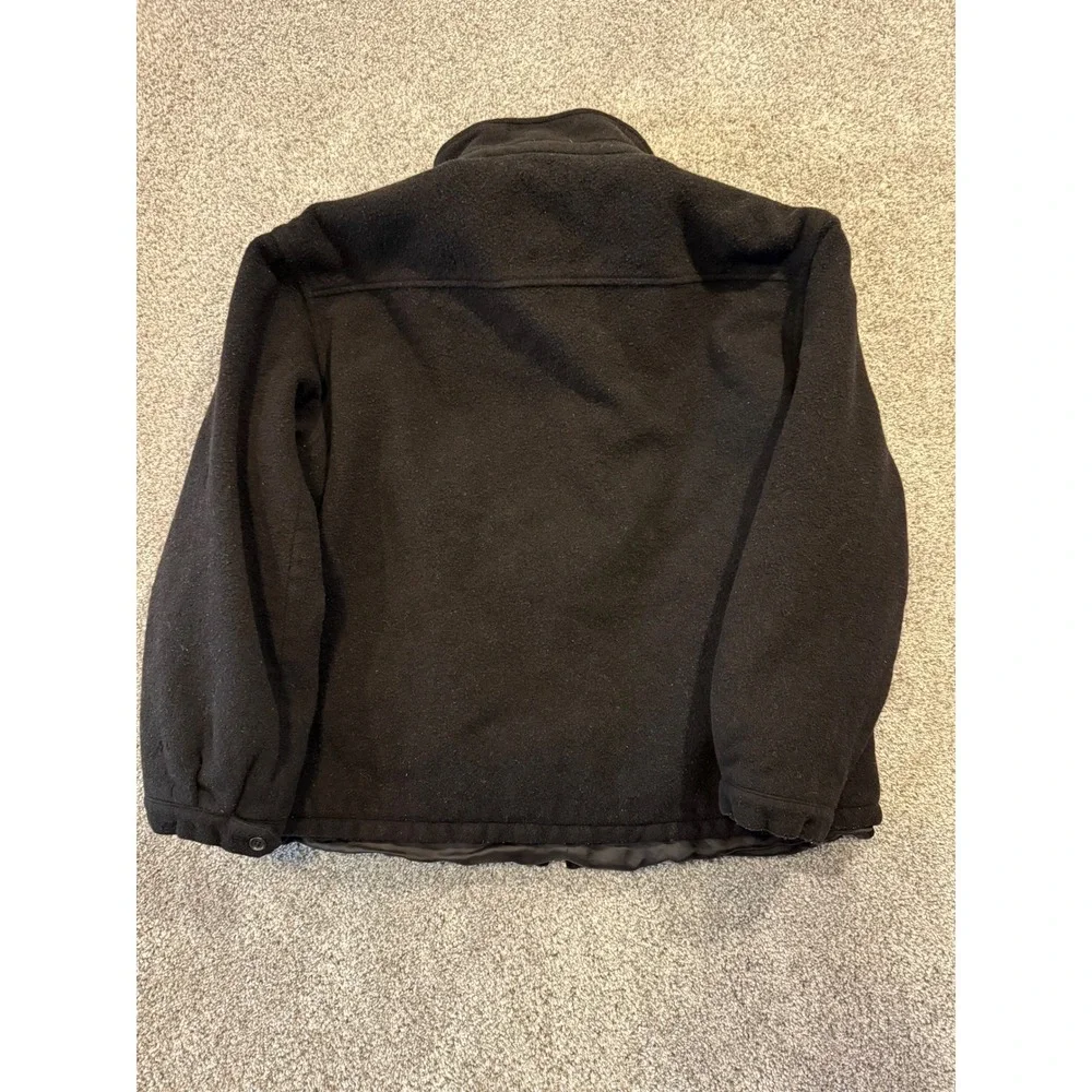 Polo Ralph Lauren XXL Black Wool Blend Jacket Full Zip Womenswear Style‎